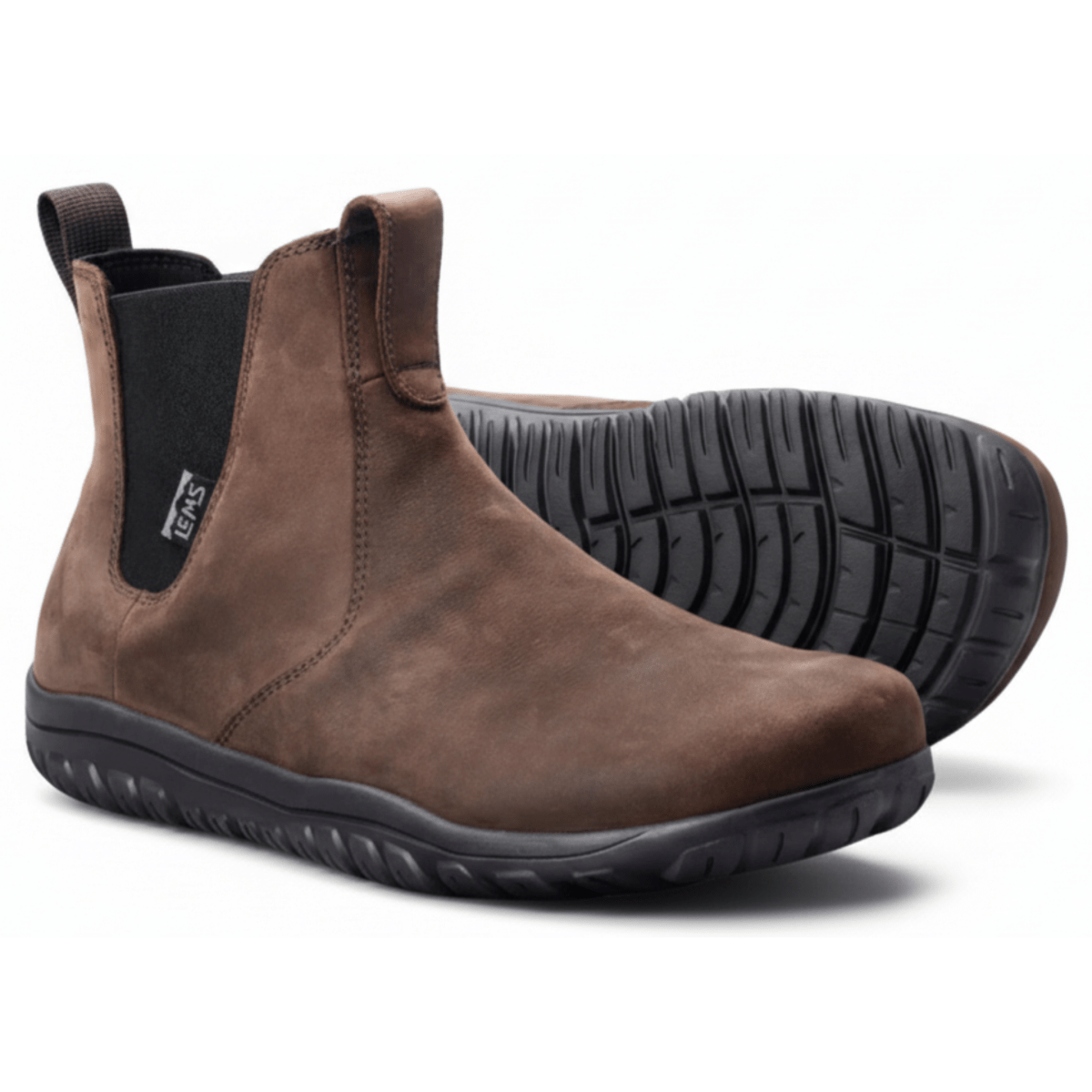 Lems Men's Chelsea Boot Espresso Leather Waterproof