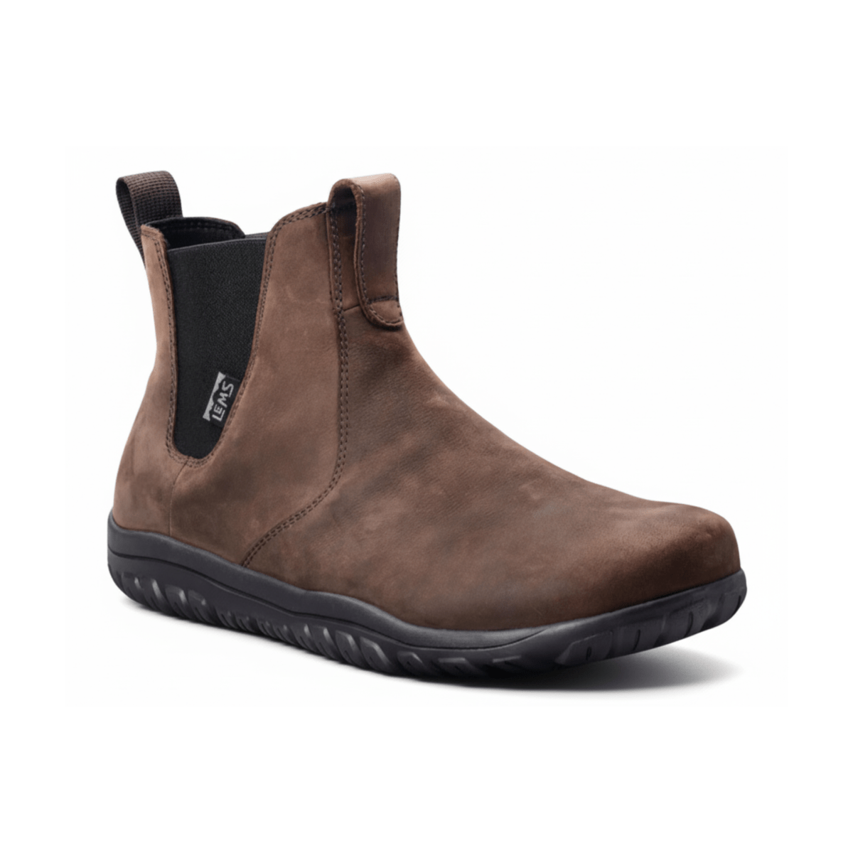Lems Men's Chelsea Boot Espresso Leather Waterproof