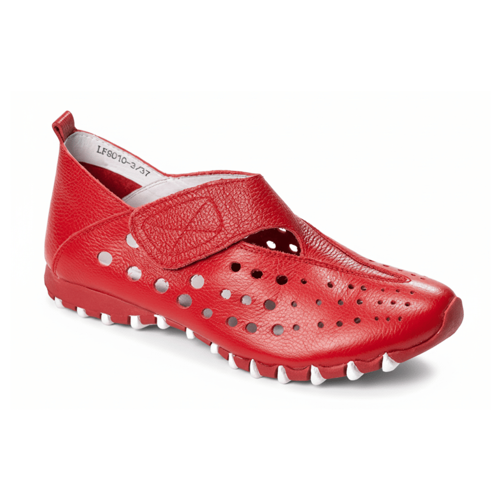 Litfoot Women's LF9010-3 Red Leather
