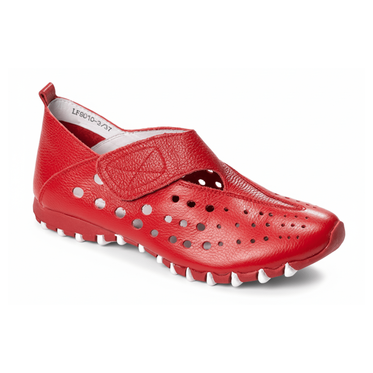 Litfoot Women's LF9010-3 Red Leather