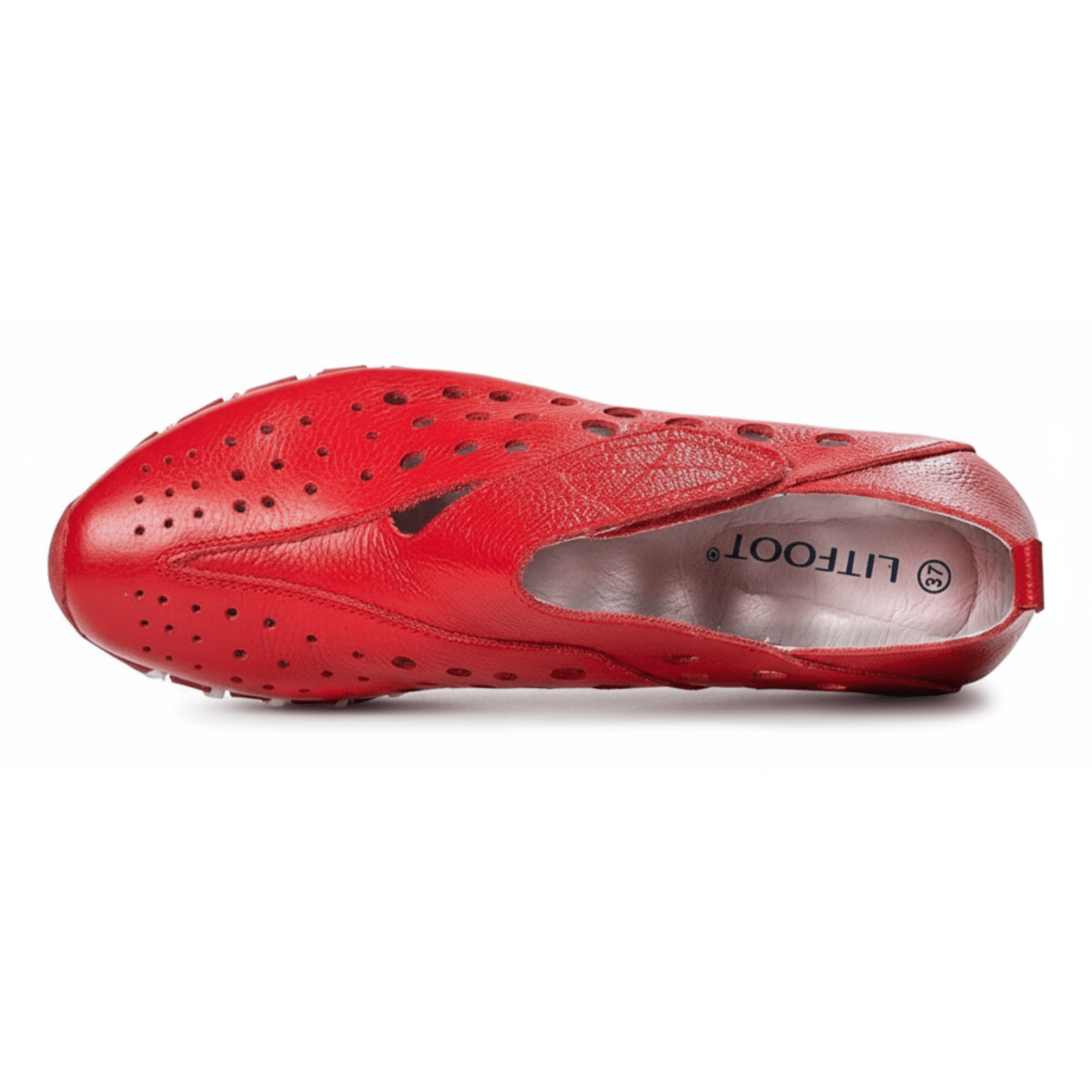 Litfoot Women's LF9010-3 Red Leather