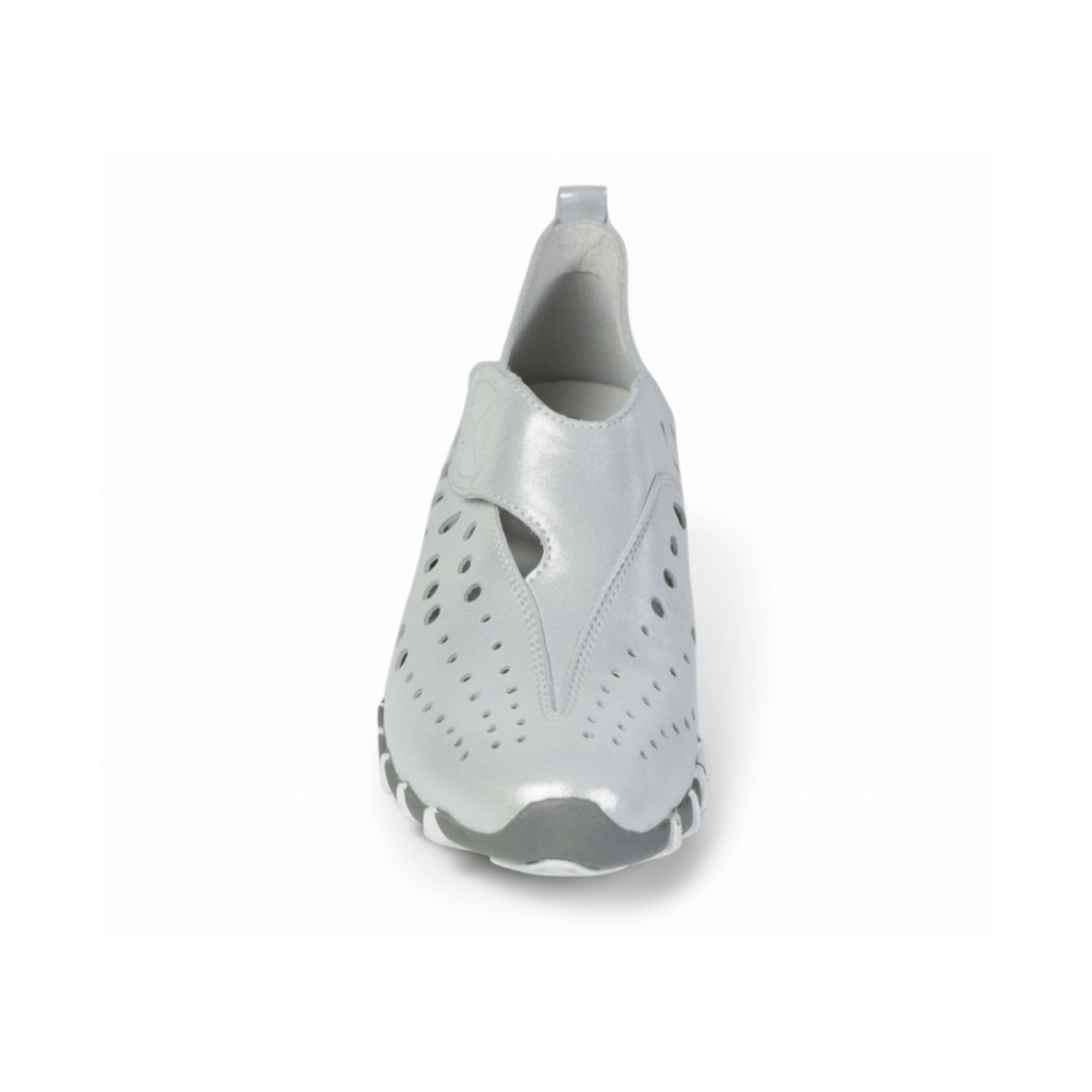 LITFOOT Women's LF9010-3 Silver Leather