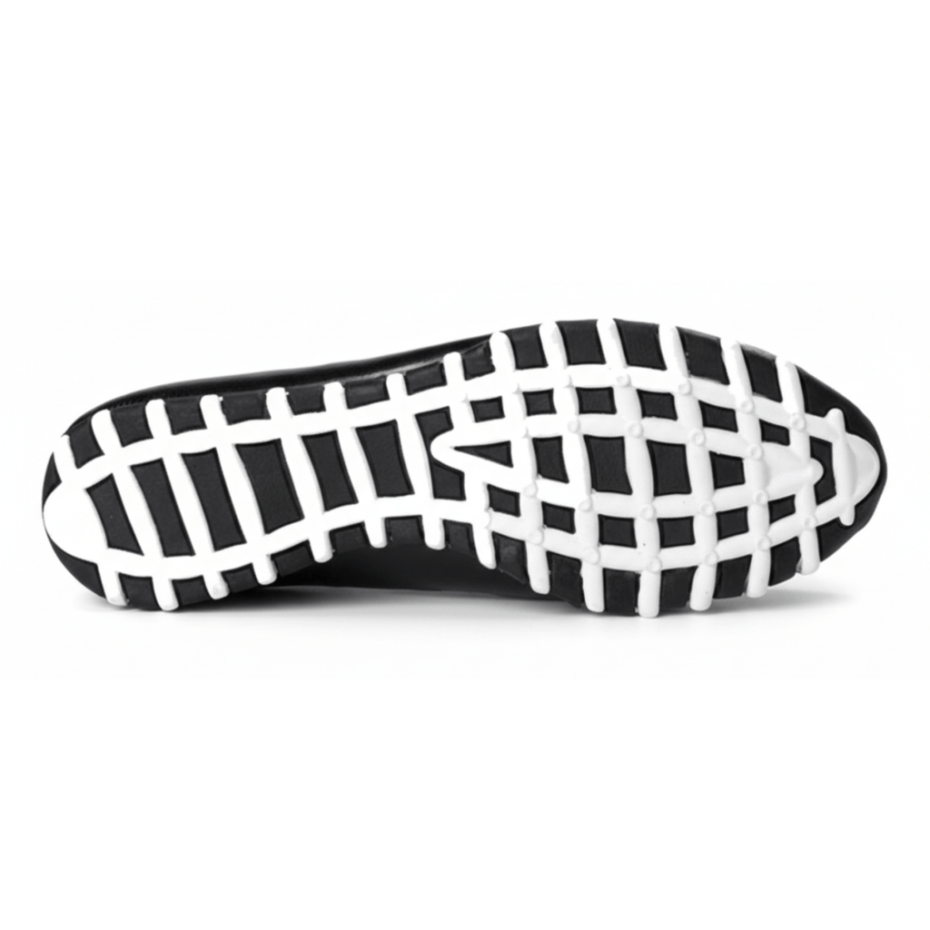 Litfoot Women's Oxford LF9010 Black Leather