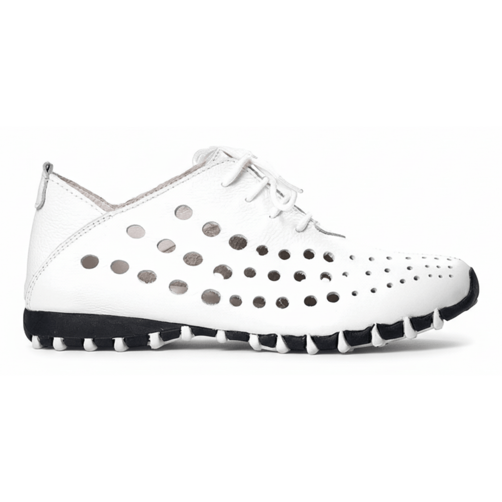 Litfoot Women's Oxford LF9010 White Leather