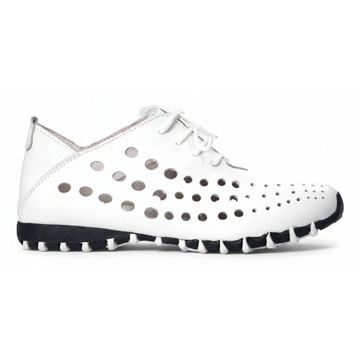 Litfoot Women's Oxford LF9010 White Leather