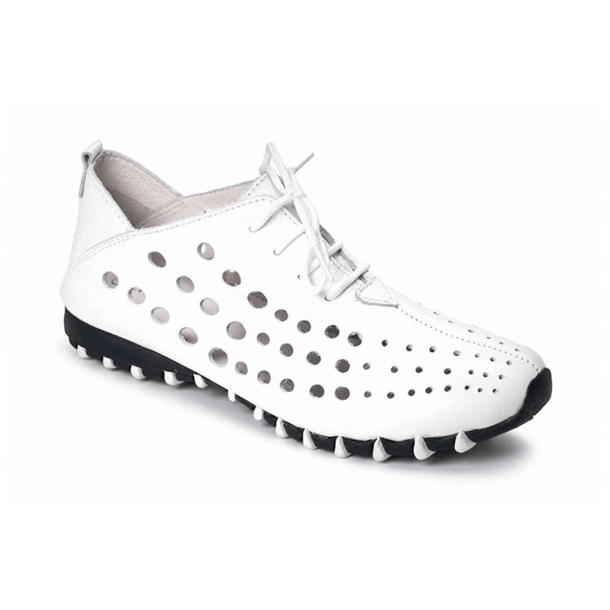 Litfoot Women's Oxford LF9010 White Leather