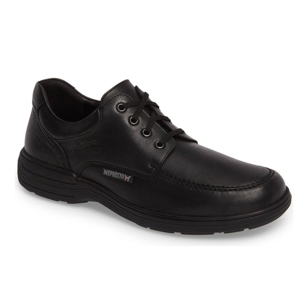 Mephisto Men's DoukHydroProtect Moc Toe Derby Black Waterproof