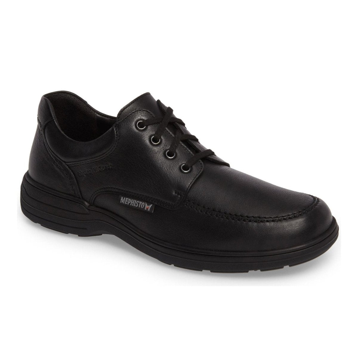Mephisto Men's DoukHydroProtect Moc Toe Derby Black Waterproof