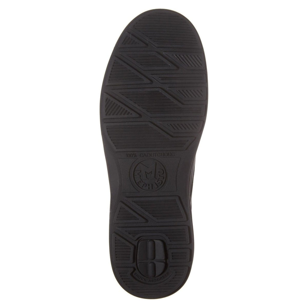 Mephisto Men's DoukHydroProtect Moc Toe Derby Black Waterproof