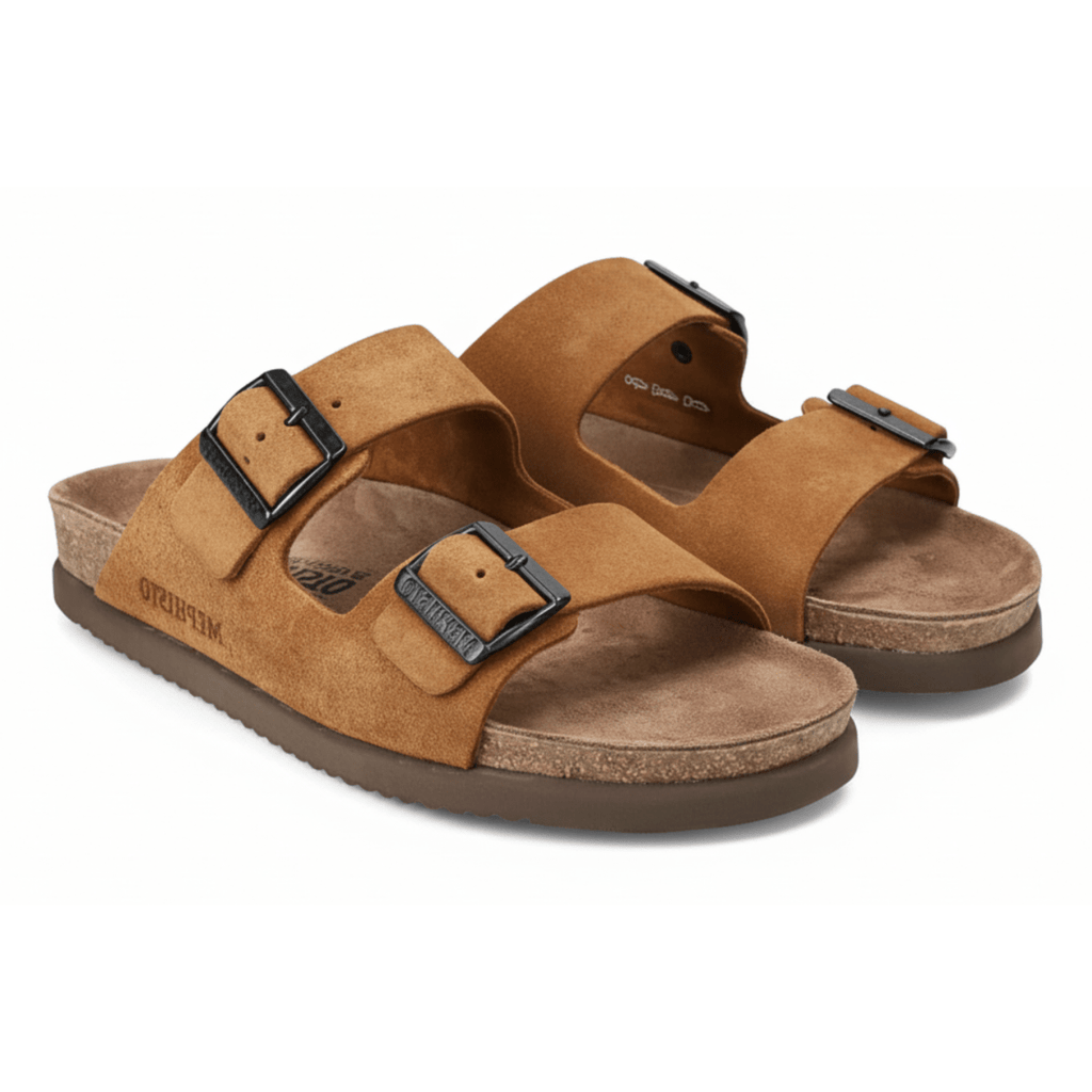 Mephisto Men's Nerio Tobacco Sand Suede