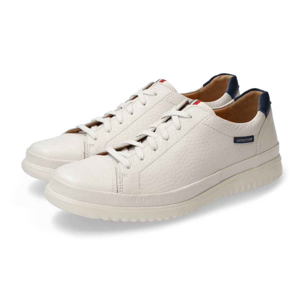 Mephisto Men's Thomas White/Denim Oregon Leather