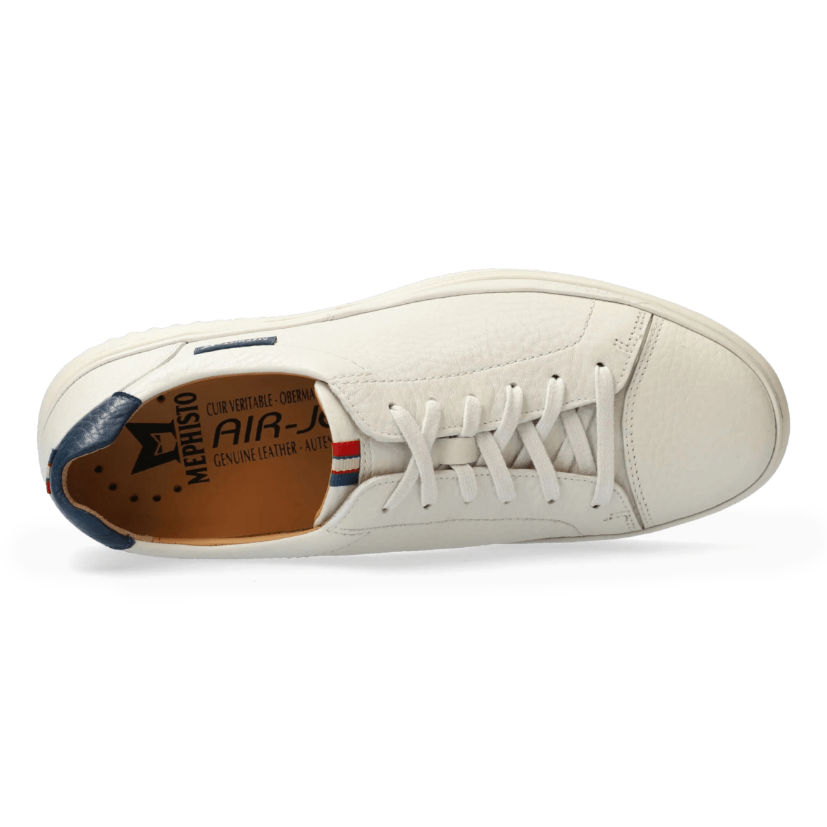 Mephisto Men's Thomas White/Denim Oregon Leather