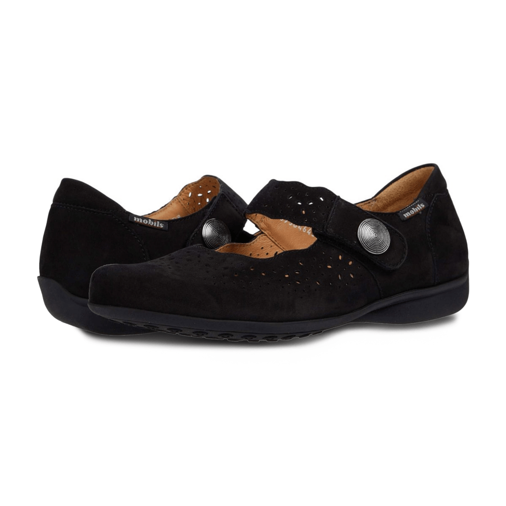 Mephisto Mobils Women's Fabienne Black Nubuck