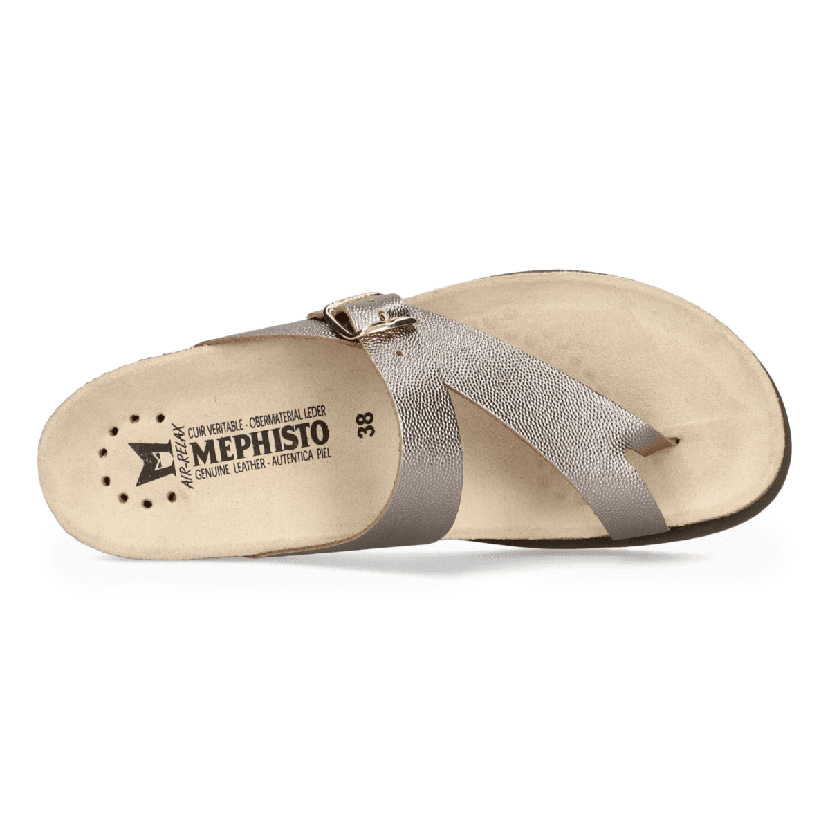 Mephisto Women's Helen Metallic Platinum Odysee
