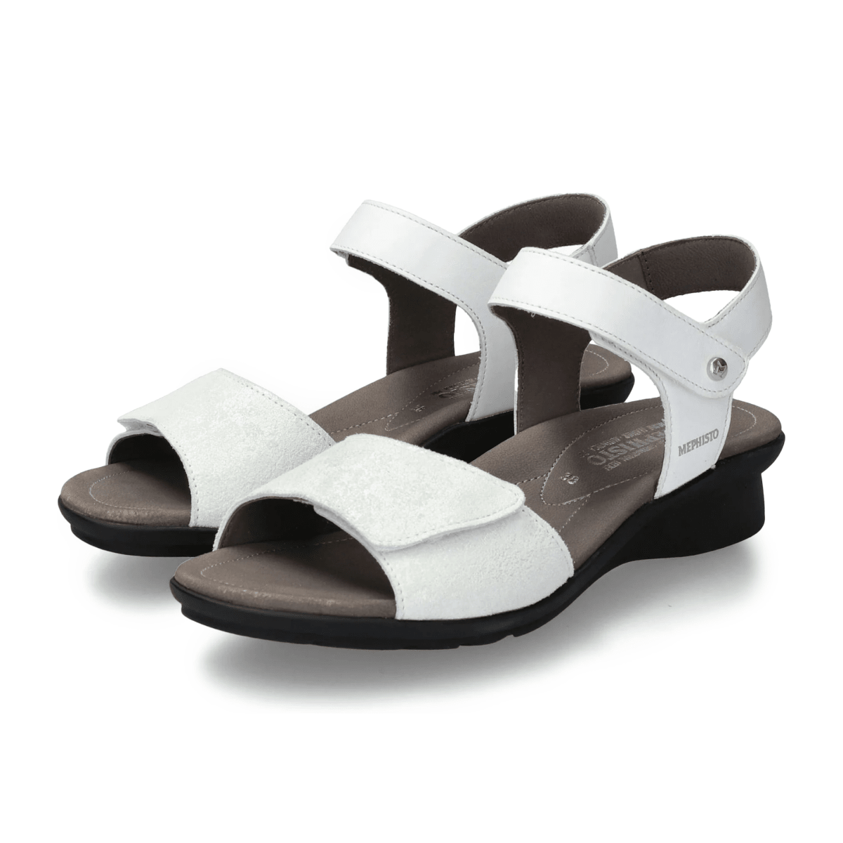 Mephisto Women's Pattie White Silk/Polka