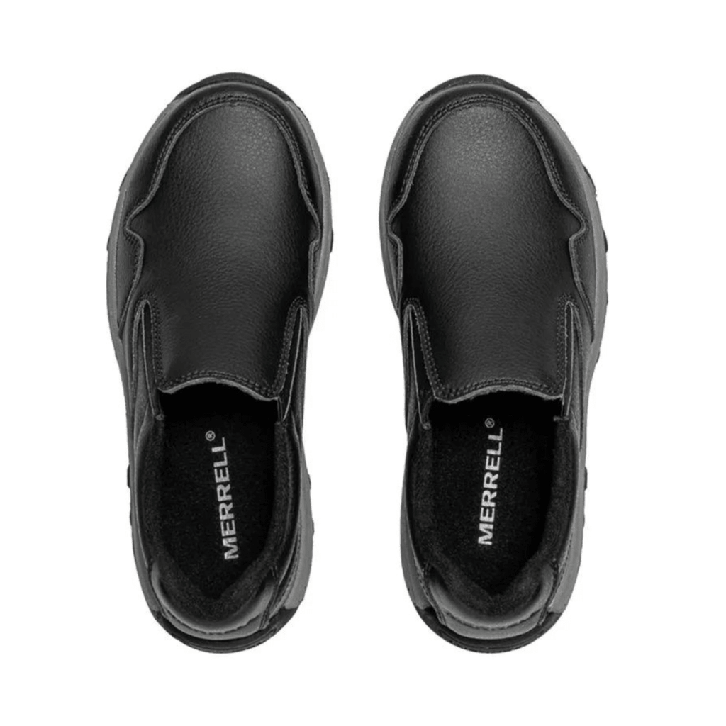 Merrell Boys Jungle Moc Black Leather