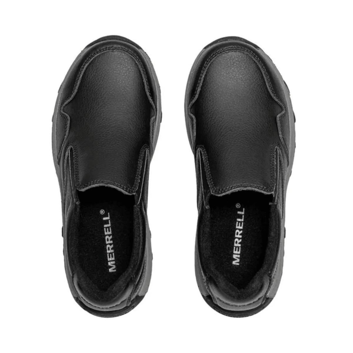 Merrell Boys Jungle Moc Black Leather