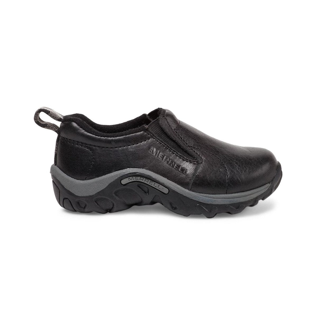Merrell Boys Jungle Moc Black Leather