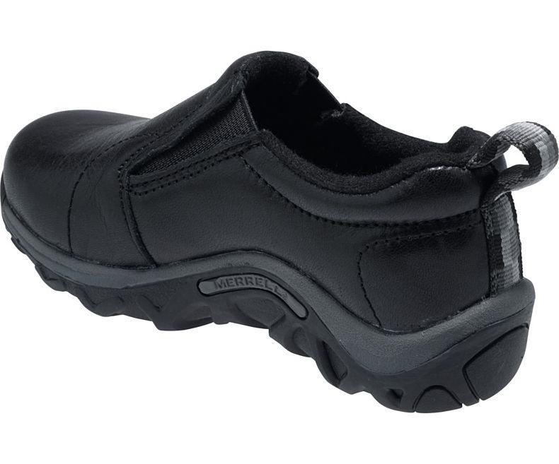 Merrell Boys Jungle Moc Black Leather