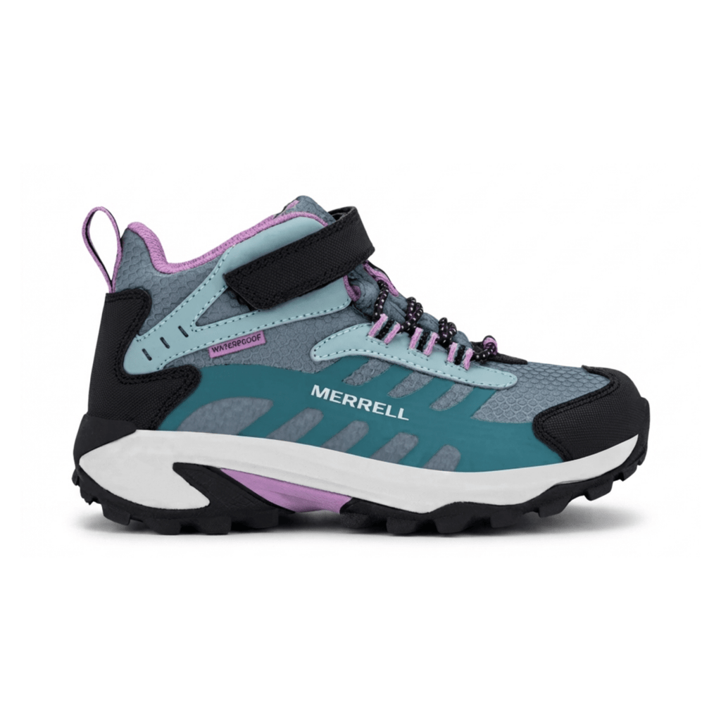 Merrell Kids Moab Speed 2 Mid Sage/Black/Teal