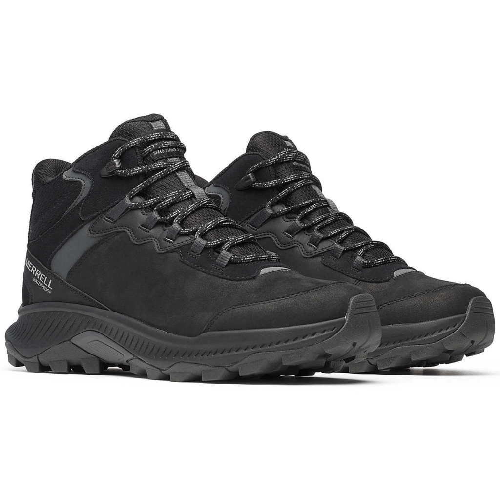 Merrell Men's Speed Strike 2 Mid Black Leather Waterproof