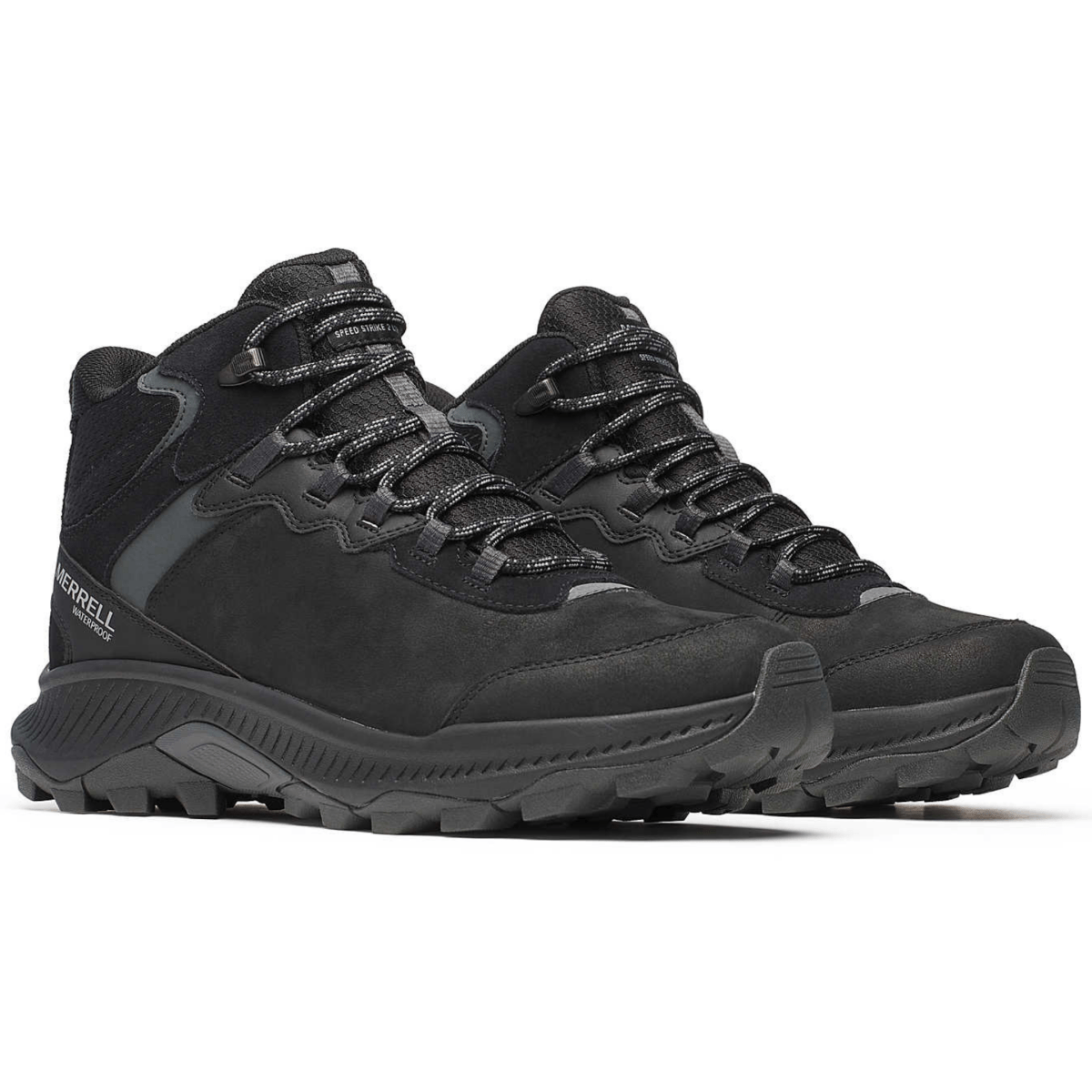 Merrell Men's Speed Strike 2 Mid Black Leather Waterproof