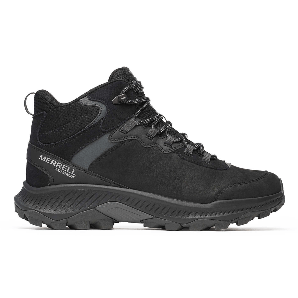 Merrell Men's Speed Strike 2 Mid Black Leather Waterproof