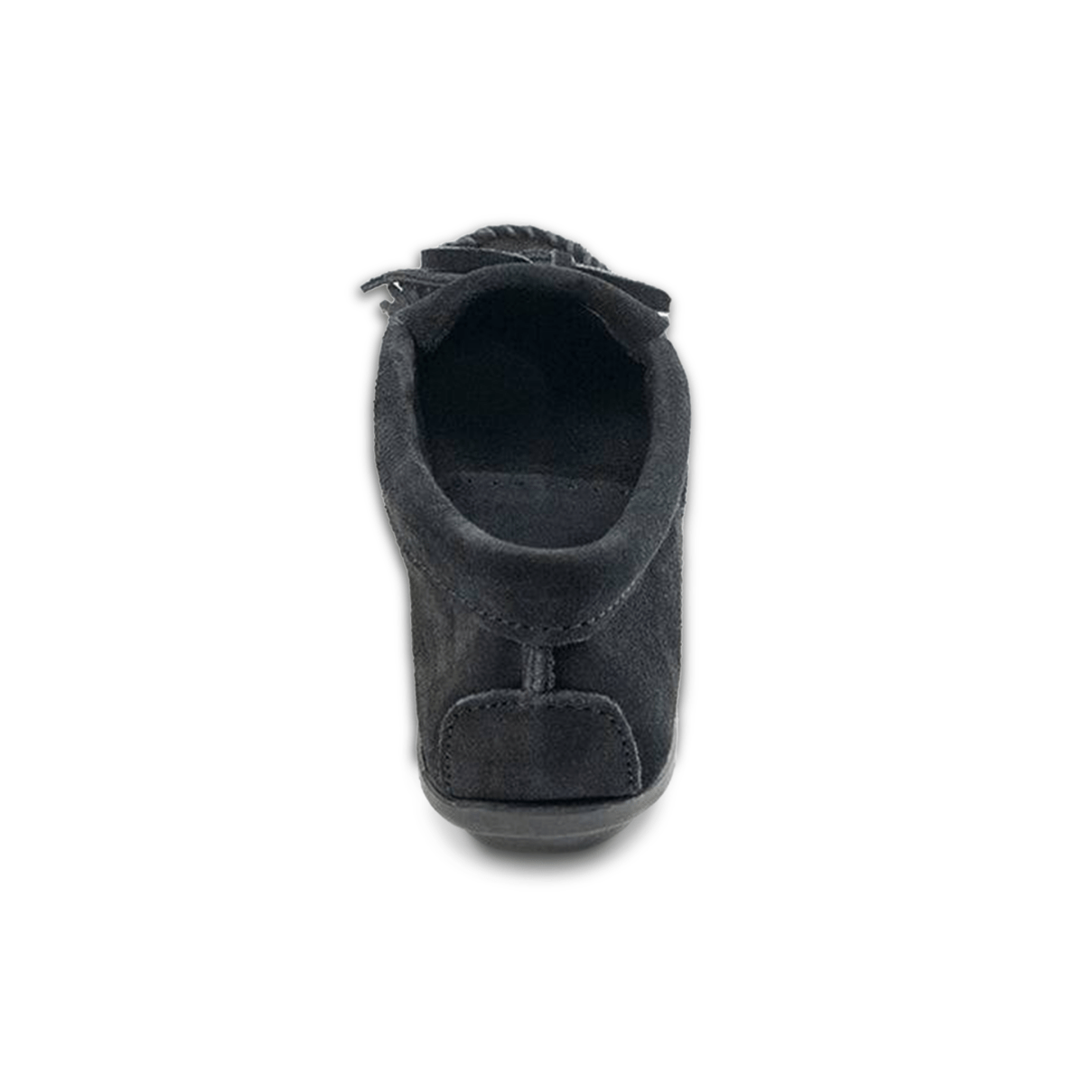 Minnetonka Women's 400 Kilty Hardsole Black Suede