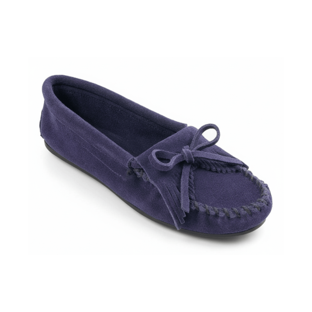 Minnetonka Women's 409T Kilty Navy Suede