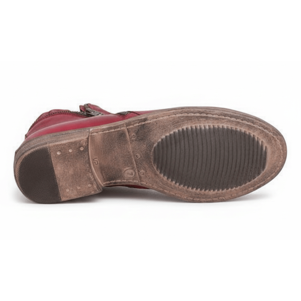 Miz Mooz Women's Luna Red Leather