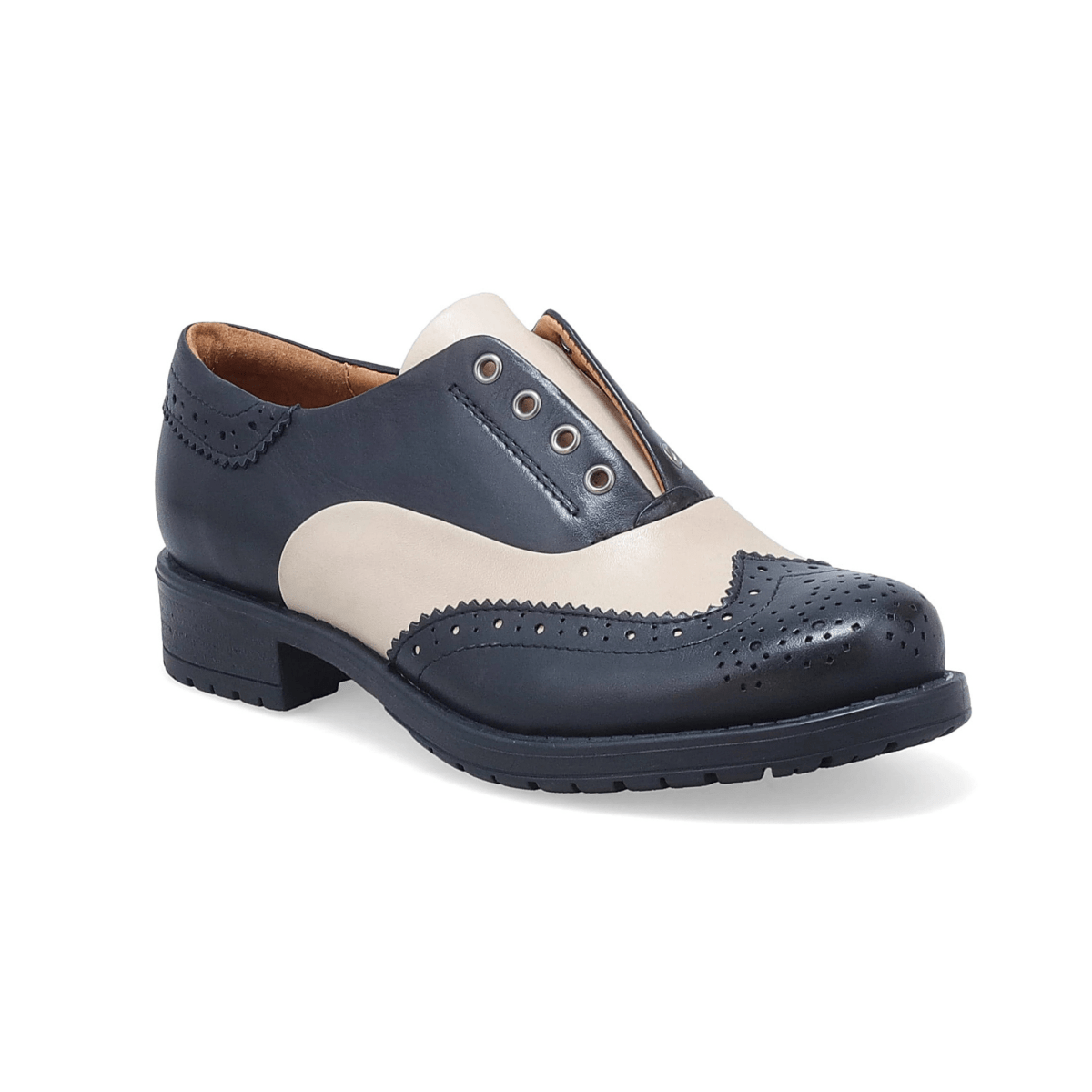 Miz Mooz Women's Peabody Black/Cream Leather