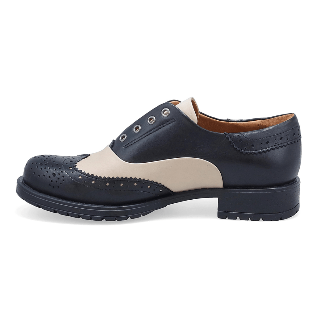 Miz Mooz Women's Peabody Black/Cream Leather