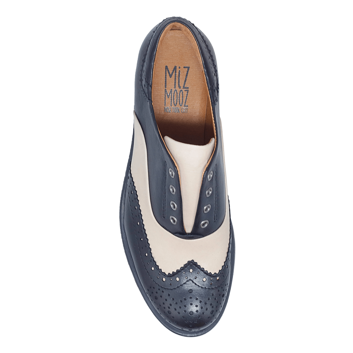 Miz Mooz Women's Peabody Black/Cream Leather