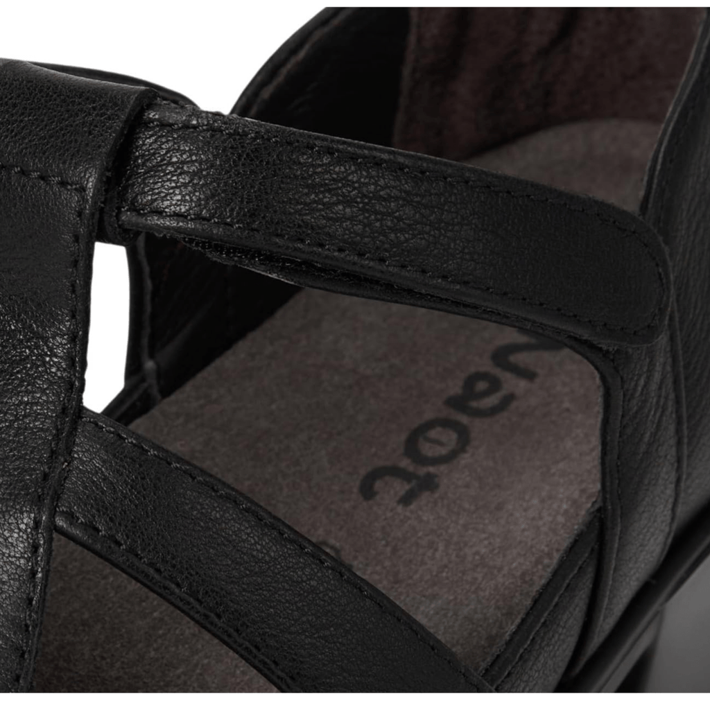 Naot Women's Authentic Soft Black Leather