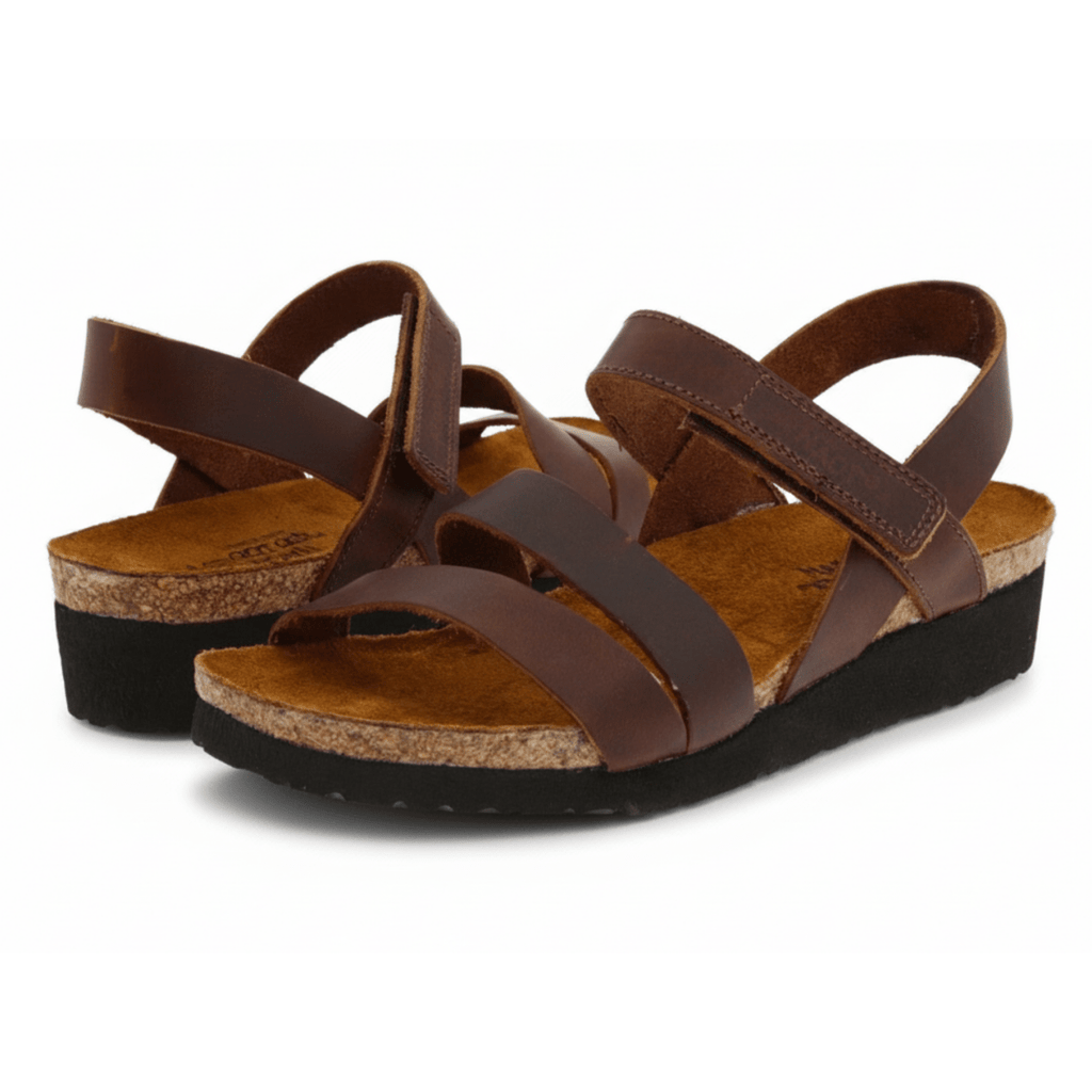 Naot Women's Kayla Buffalo Brown Leather