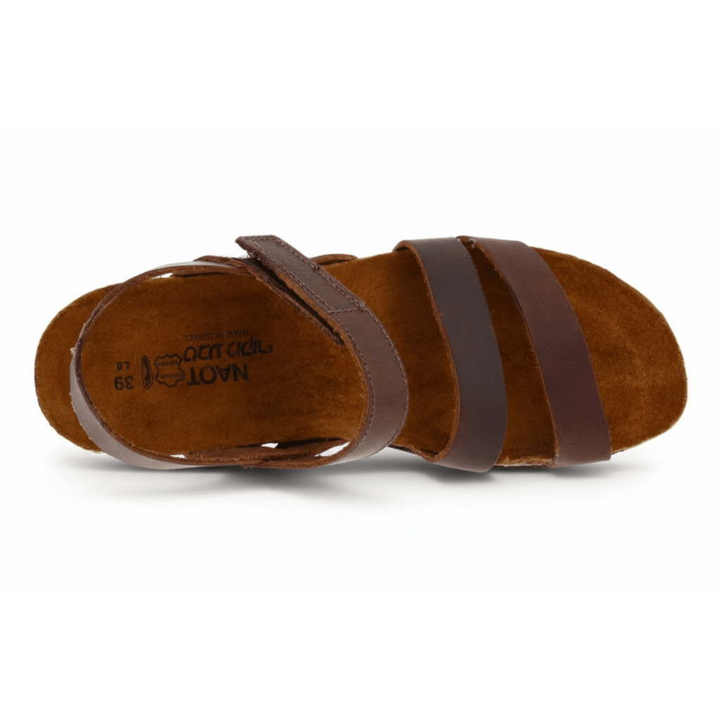 Naot Women's Kayla Buffalo Brown Leather