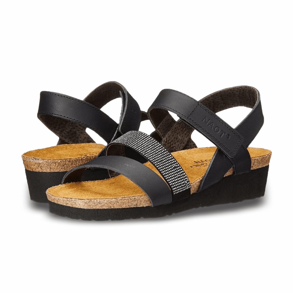 Naot Women's Krista Black Matte Leather