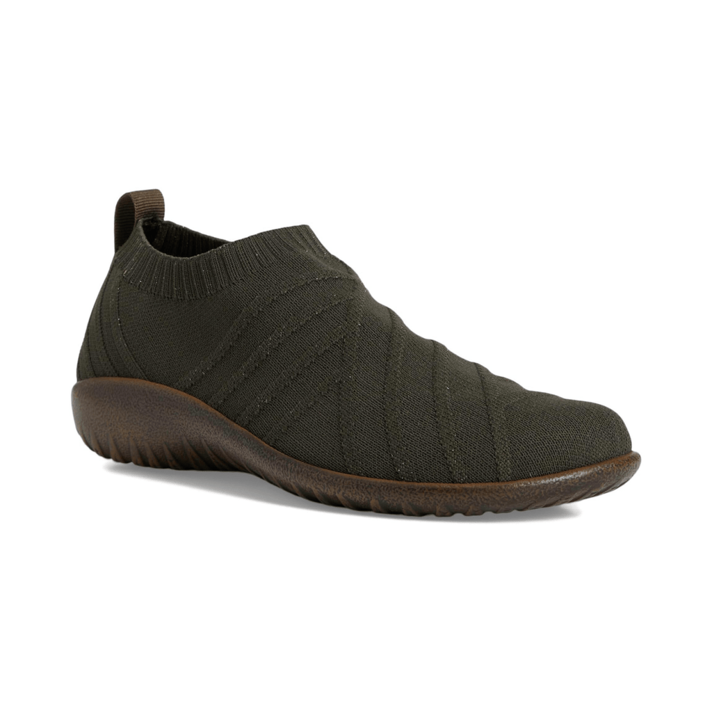 Naot Women's Okahu Olive/Gold Sparkle Knit