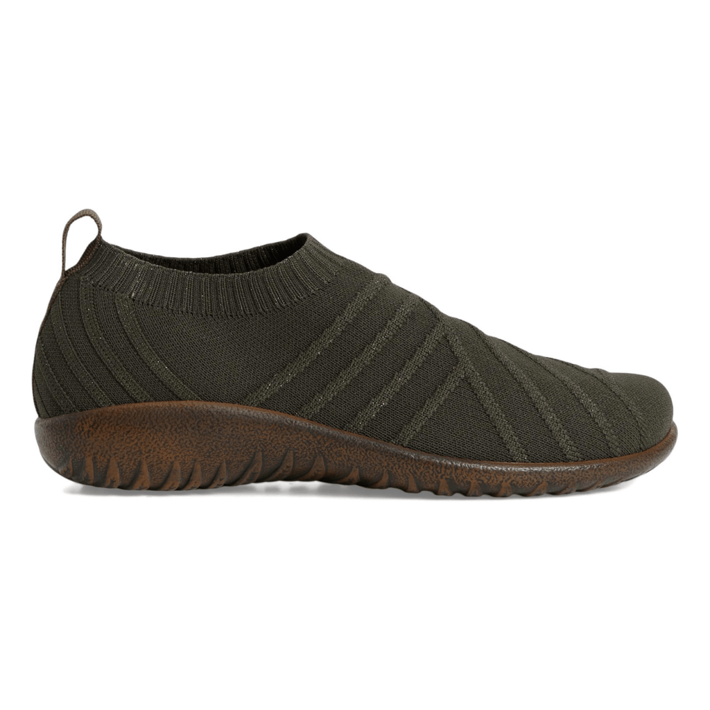 Naot Women's Okahu Olive/Gold Sparkle Knit