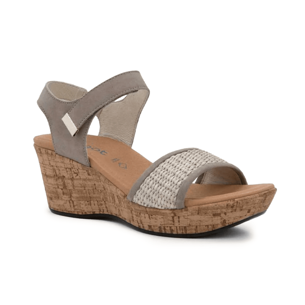 Naot Women's Summer Raffia Stone Nubuck/Sand Raffia