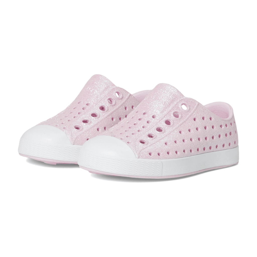 Native Toddlers Jefferson Bio-Bling Barely Pink/Shell White