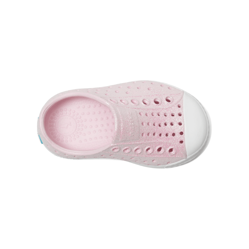 Native Toddlers Jefferson Bio-Bling Barely Pink/Shell White