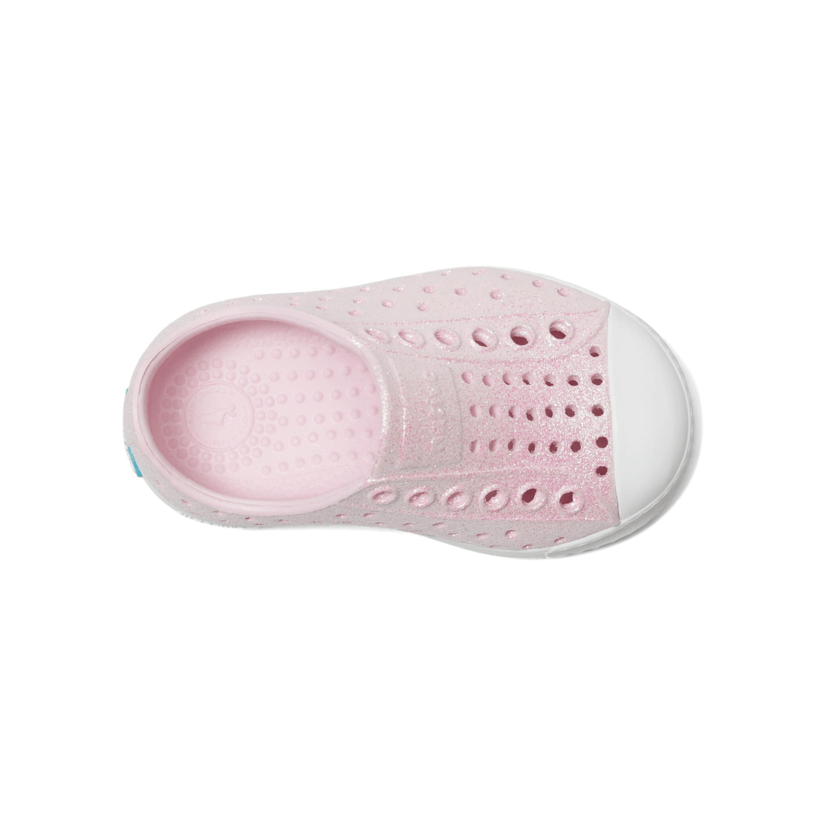 Native Toddlers Jefferson Bio-Bling Barely Pink/Shell White