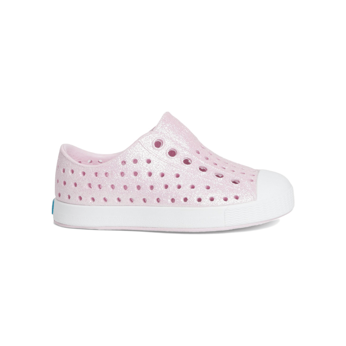 Native Toddlers Jefferson Bio-Bling Barely Pink/Shell White