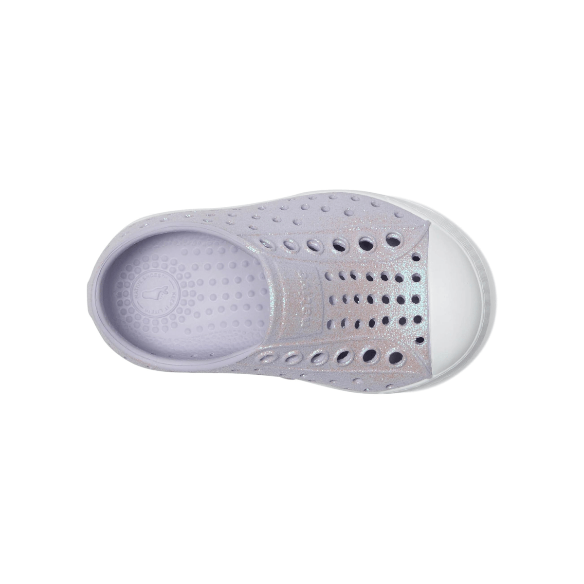 Native Toddlers Jefferson Bio-Bling Future Purple/Shell White