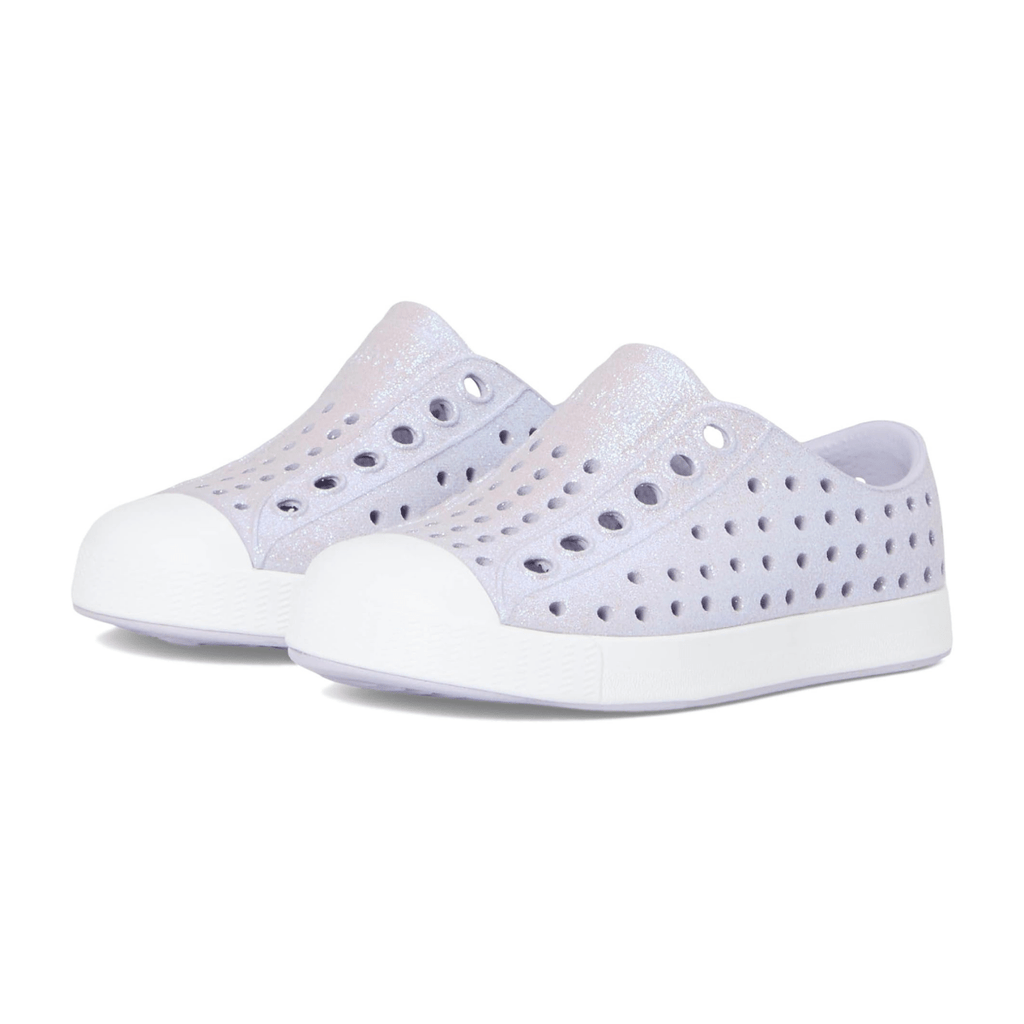 Native Toddlers Jefferson Bio-Bling Future Purple/Shell White