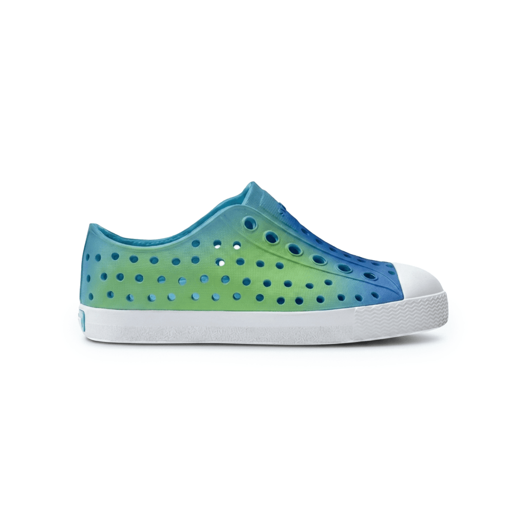 Native Toddlers Jefferson Blue/Green Tie Dye