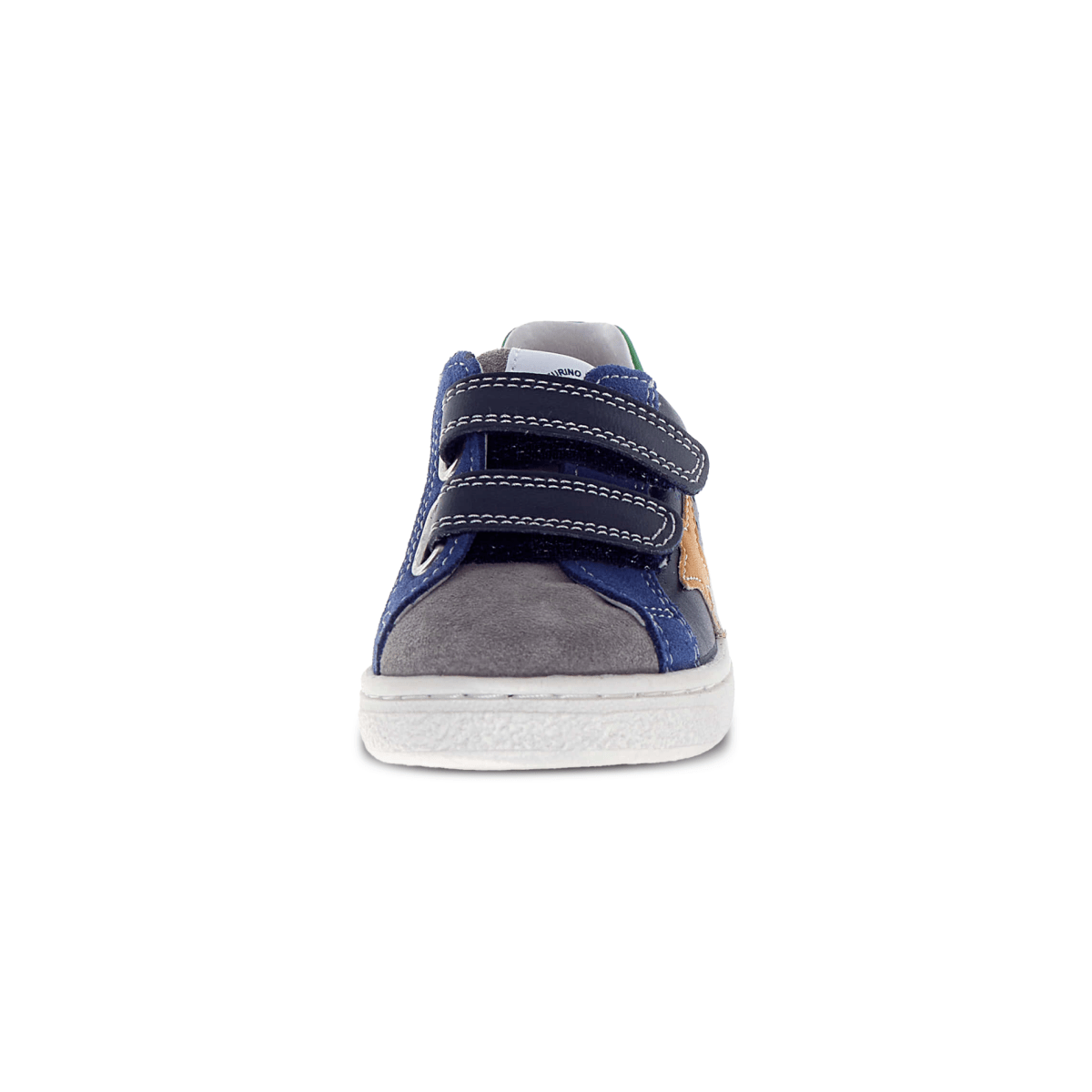 Naturino Boys Pinn VL Navy/Grey/Orange/Green Leather