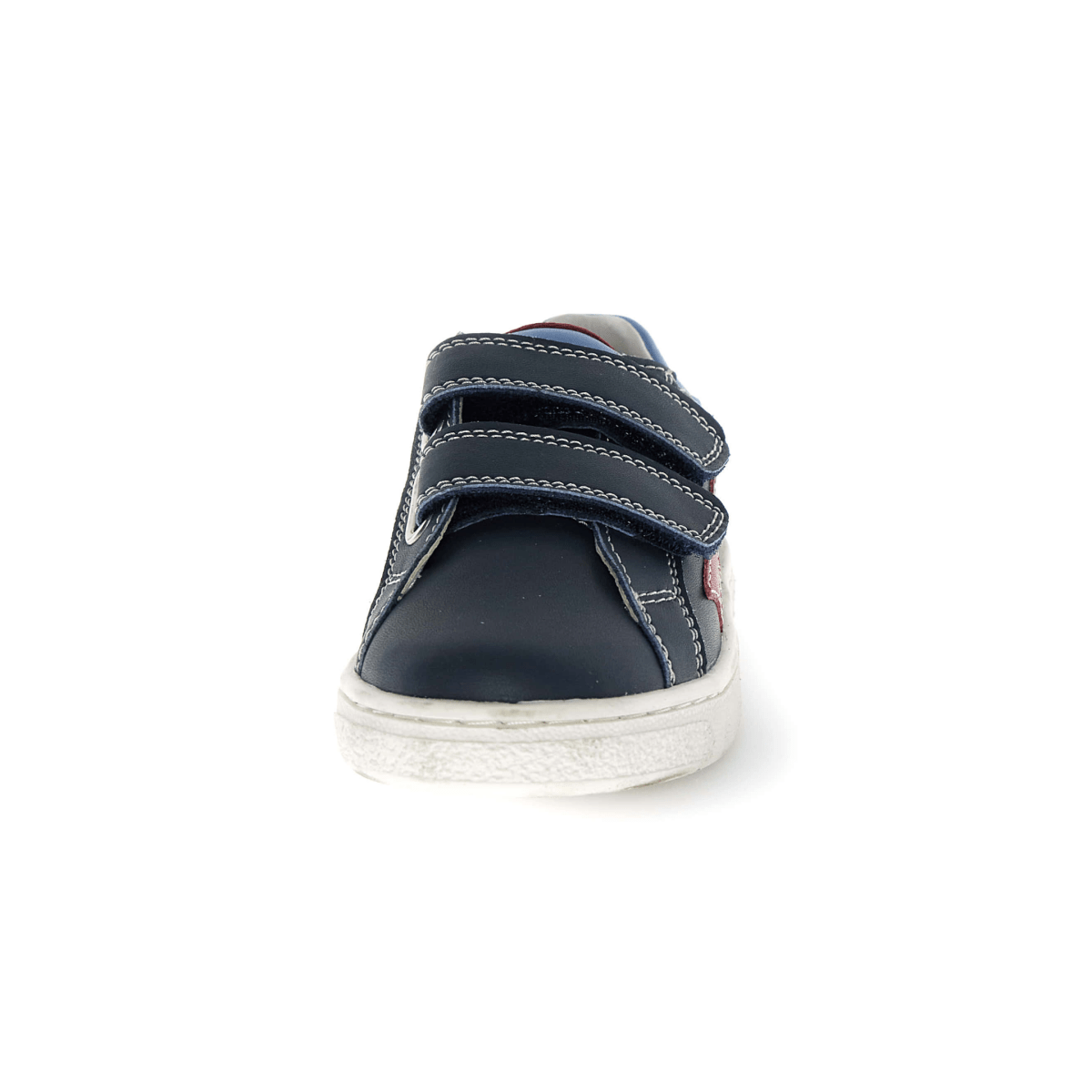 Naturino Boys (Sizes 27-31) Pinn VL Navy/Light Blue/Red Star Leather