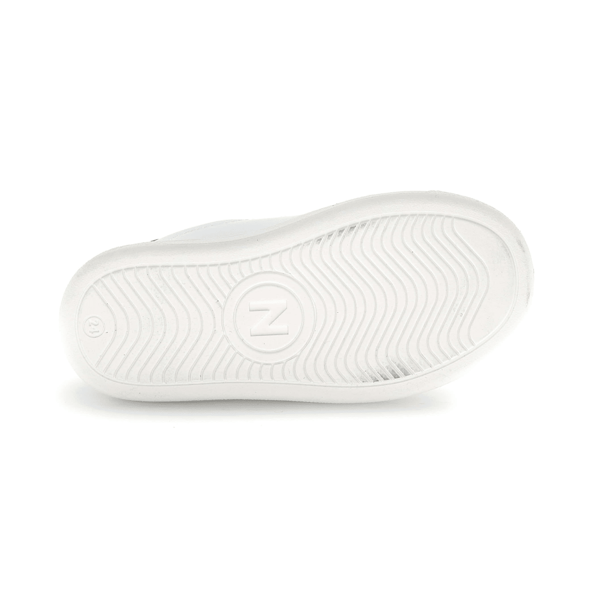 Naturino Boys (Sizes 27-31) Pinn VL White Leather/Navy Star